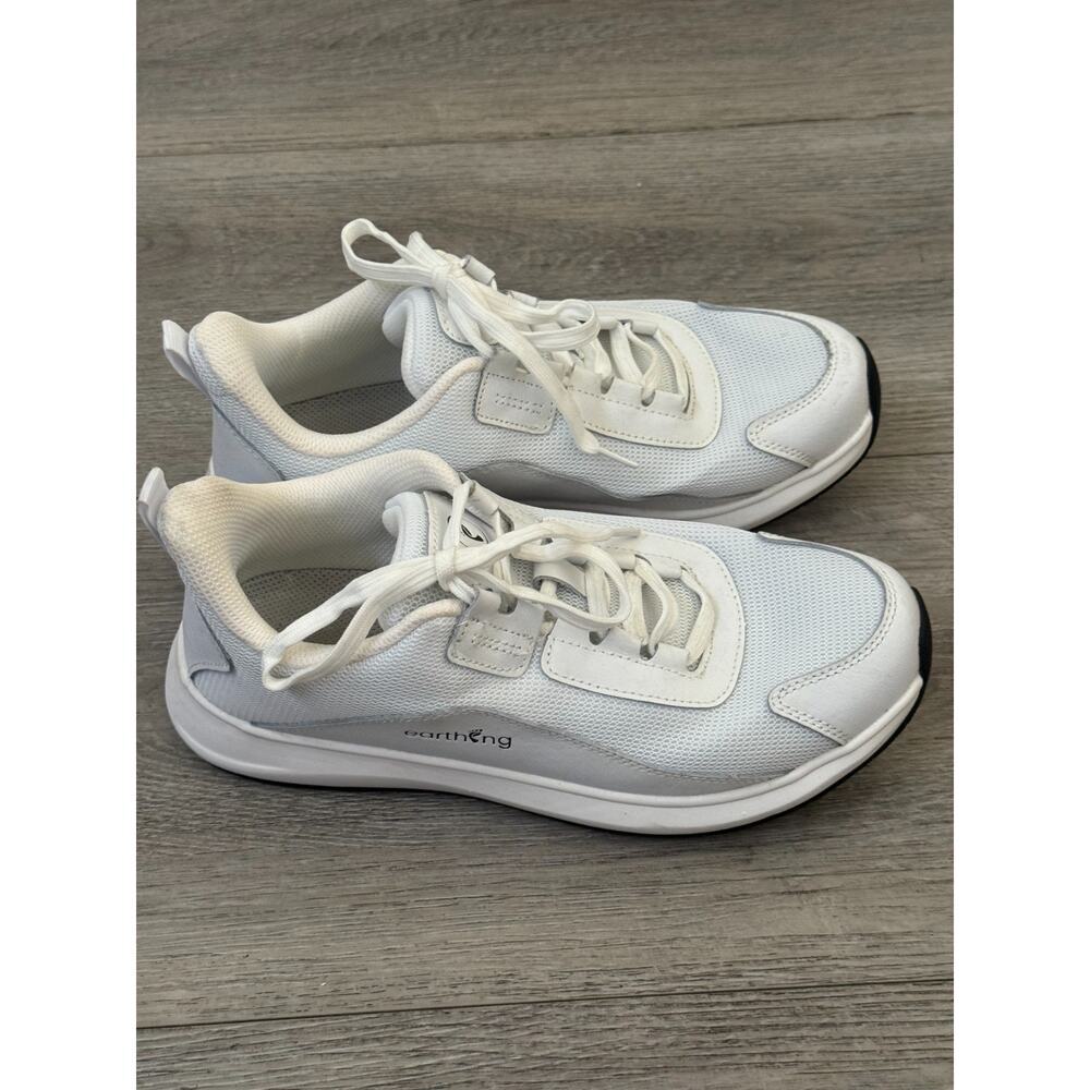 Harmony Grounding Sneakers White Knit Earthing Shoes Women Size 9 - Picture 2 of 8